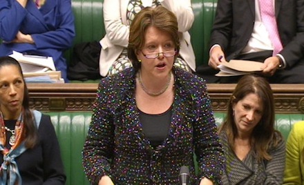 Maria Miller addresses the House of Commons on same-sex marriage Photo: Press Association