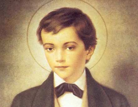 St Dominic Savio, a student of St John Bosco, died at the age of about 15