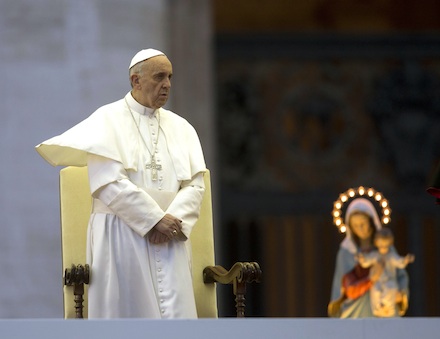 The Pope says we should pray for 'grace of not becoming corrupt' (AP)