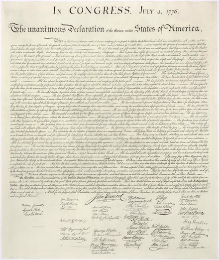 The US Declaration of Indepdence: Thomas Jefferson saw Catholicism as despotism