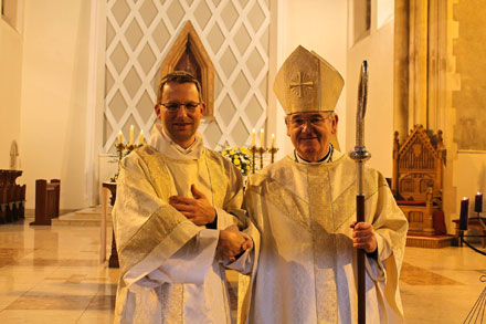 Archbishop Stack and Deacon Sixtus